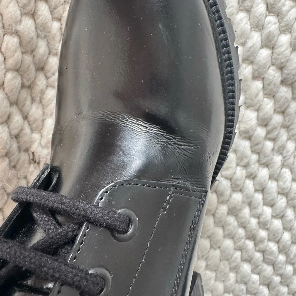 Maje Black Ankle Boots with Silver Buckle - Picture 5 of 9
